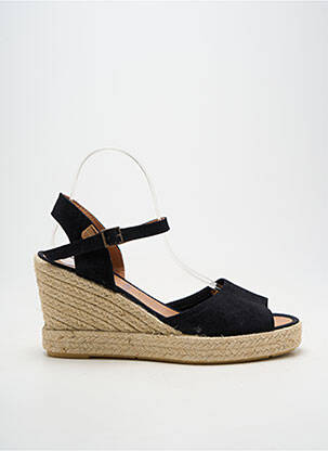 Espadrilės užsegimas kilpa(s) kulnas nuo 7 iki 9 cm juodas VERBENAS moteris