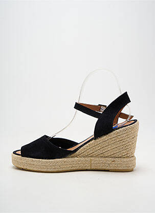 Espadrilės užsegimas kilpa(s) kulnas nuo 7 iki 9 cm juodas VERBENAS moteris