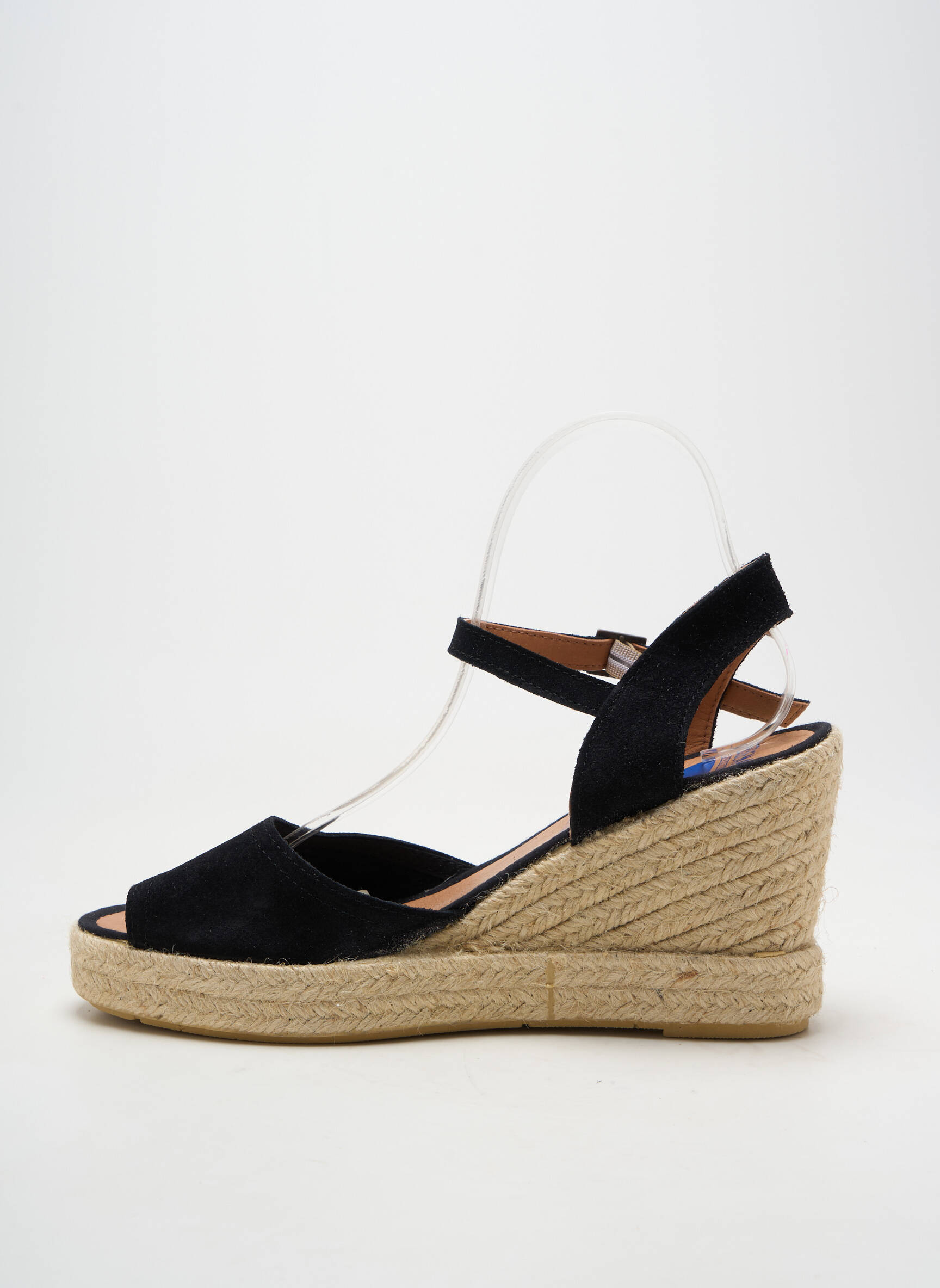 Espadrilės užsegimas kilpa(s) kulnas nuo 7 iki 9 cm juodas VERBENAS moteris