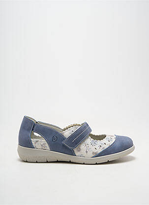 Balerinos išimama padas plokščias kulnas iki 3 cm mėlyna SUAVE moteris