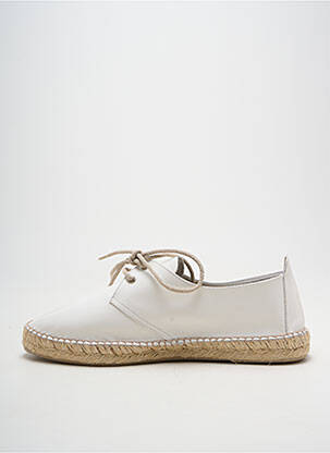 Espadrilės šnervių uždarymas plokščias kulnas iki 3 cm baltas LA MAISON DE L'ESPADRILLE moteris