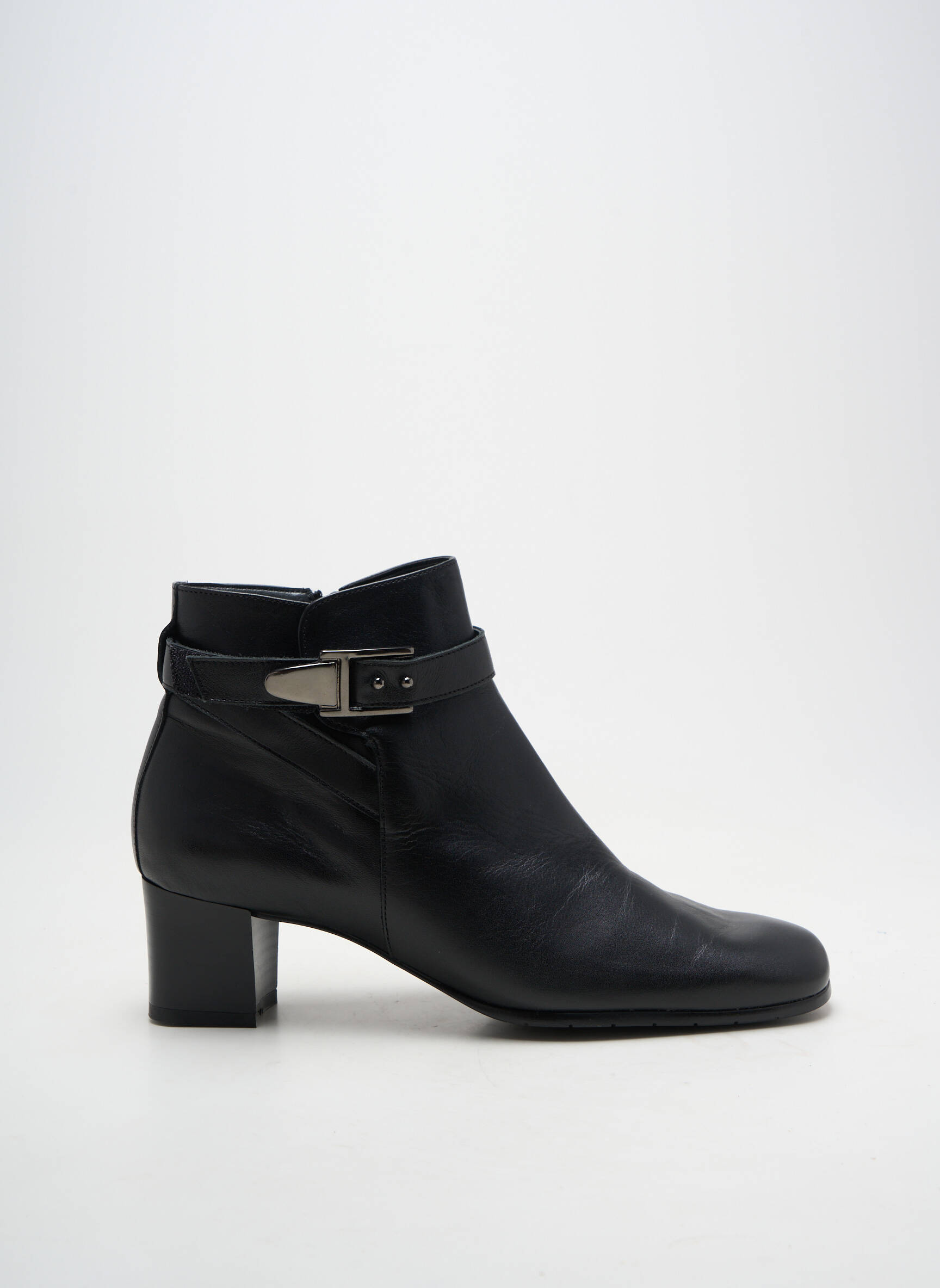 Batai/botai satino audinys kulnas nuo 4 iki 6 cm juodas ARTIKA SOFT moteris