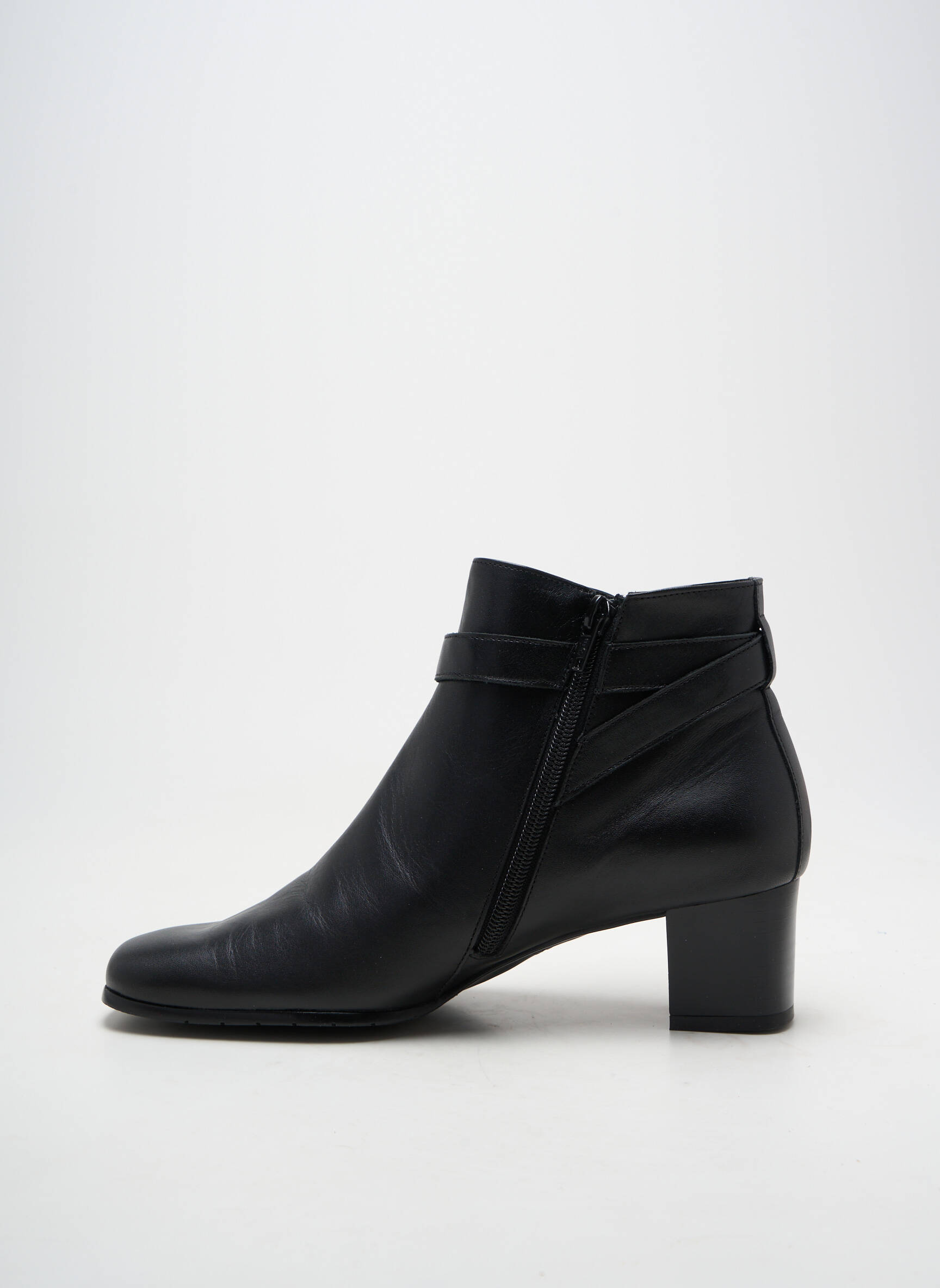 Batai/botai satino audinys kulnas nuo 4 iki 6 cm juodas ARTIKA SOFT moteris