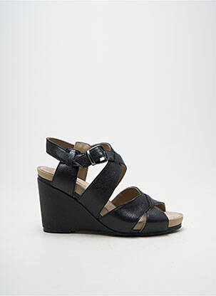 Sandalai/nu pėdos satino audinys kulnas nuo 7 iki 9 cm juodas HUSH PUPPIES moteris