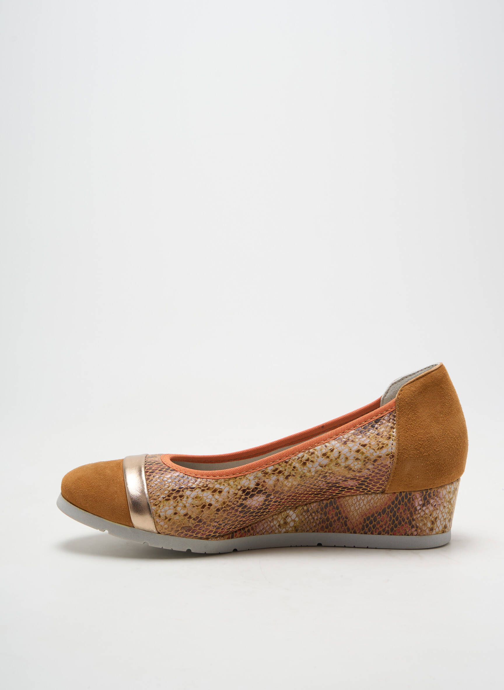 Balerinos satino audinys kulnas nuo 4 iki 6 cm rudas DORKING moteris