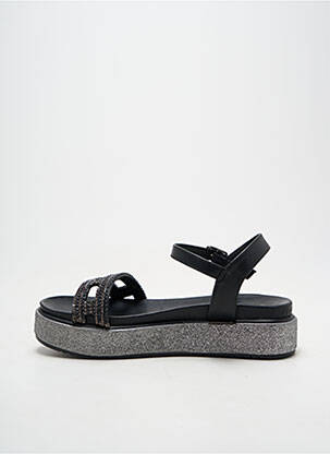 Sandalai/nu pėdos satino audinys kulnas nuo 4 iki 6 cm juodas CAFE NOIR moteris