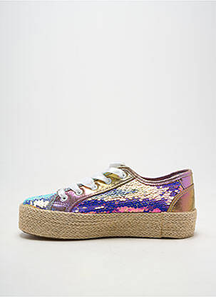 Espadrilės satino audinys kulnas nuo 4 iki 6 cm auksas CAFE NOIR moteris