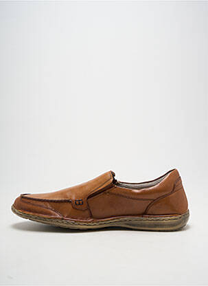 Slip-on batai apvalus mygtukas apvalus mygtukas rudas LONGO vyras