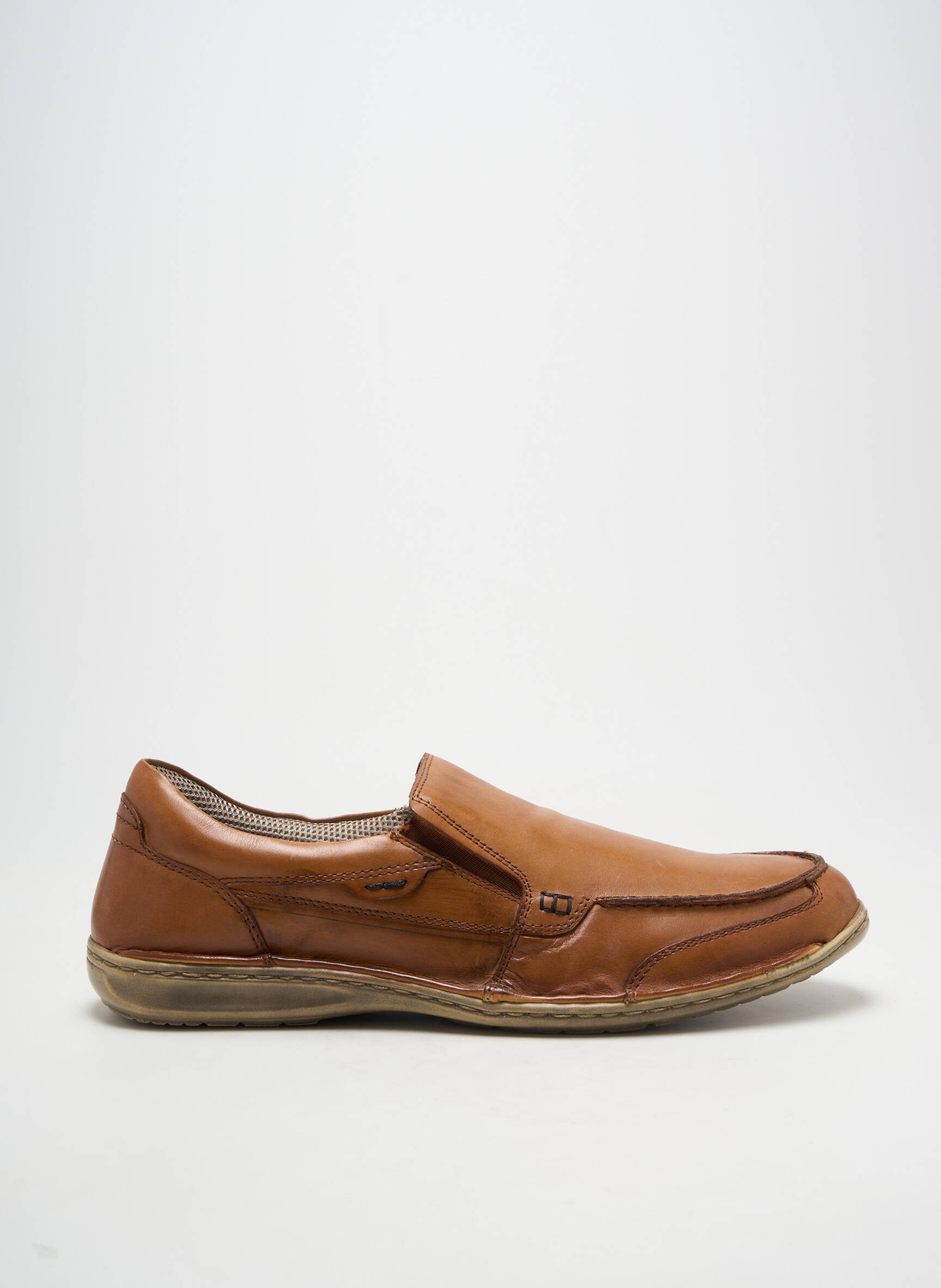 Slip-on batai apvalus mygtukas apvalus mygtukas rudas LONGO vyras