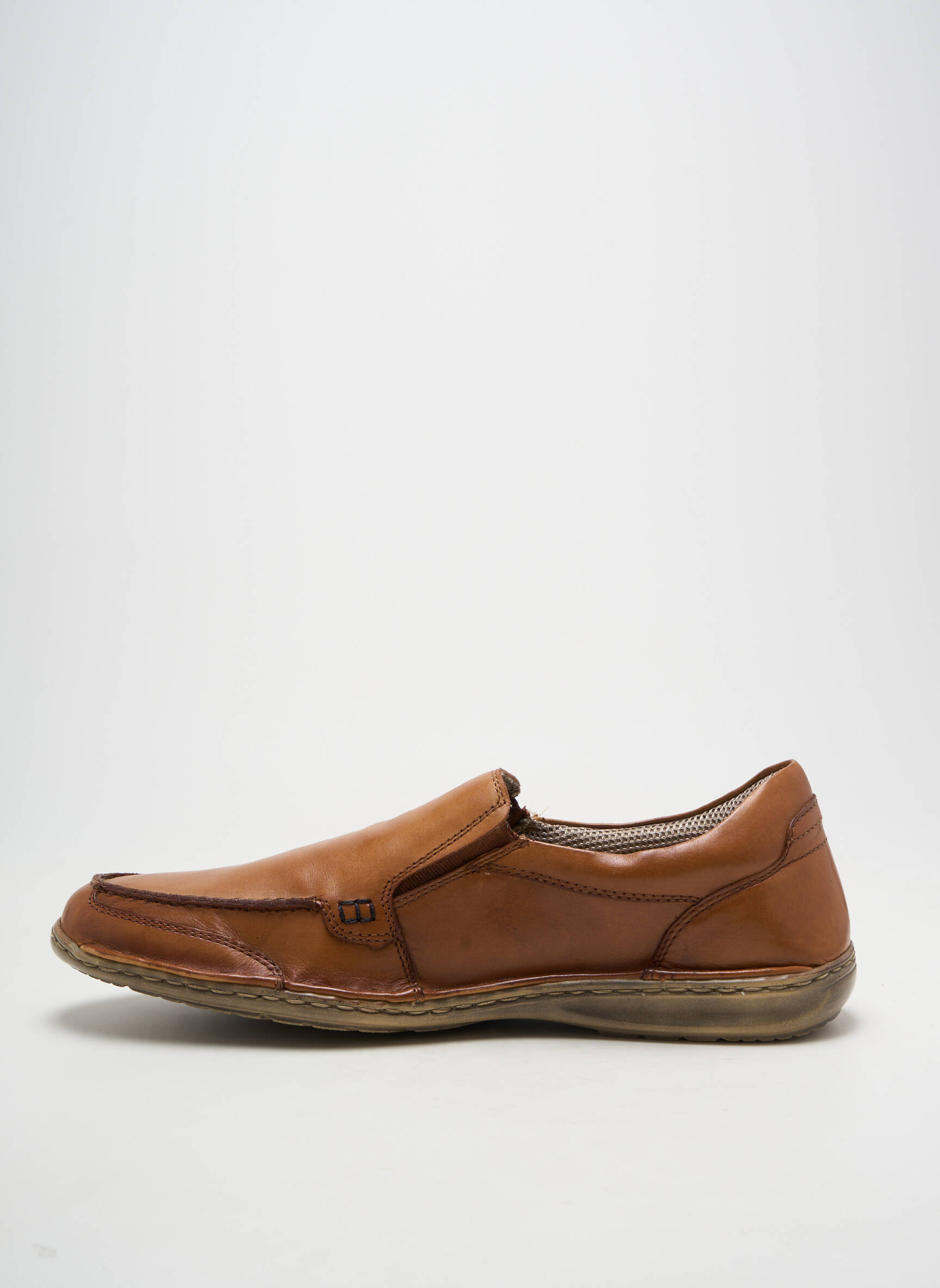 Slip-on batai apvalus mygtukas apvalus mygtukas rudas LONGO vyras
