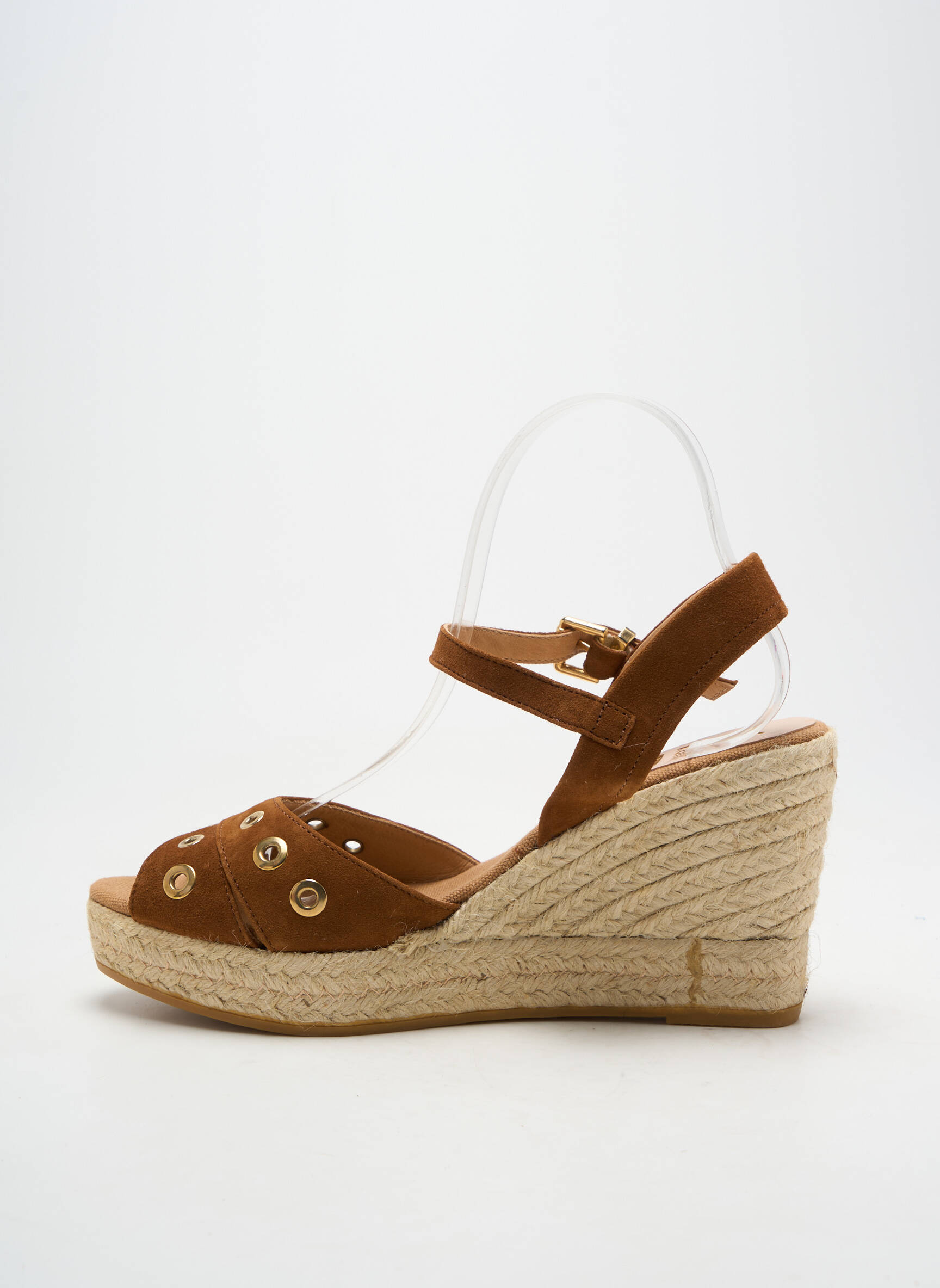 Espadrilės užsegimas kilpa(s) kulnas nuo 7 iki 9 cm rudas KANNA moteris