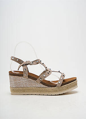 Espadrilės užsegimas kilpa(s) kulnas nuo 7 iki 9 cm bežinis CARMELA moteris
