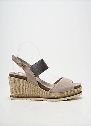 Espadrilės užsegimas kilpa(s) kulnas nuo 7 iki 9 cm bežinis CARMELA moteris
