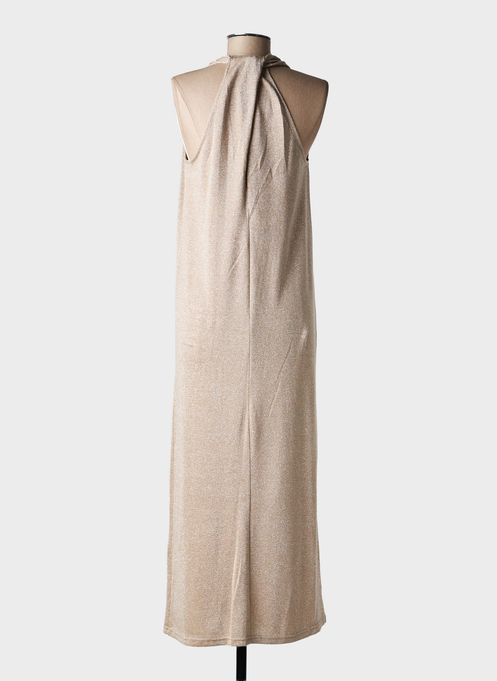 Ilga suknelė be rankų be rankų rudas GRACE & MILA moteris