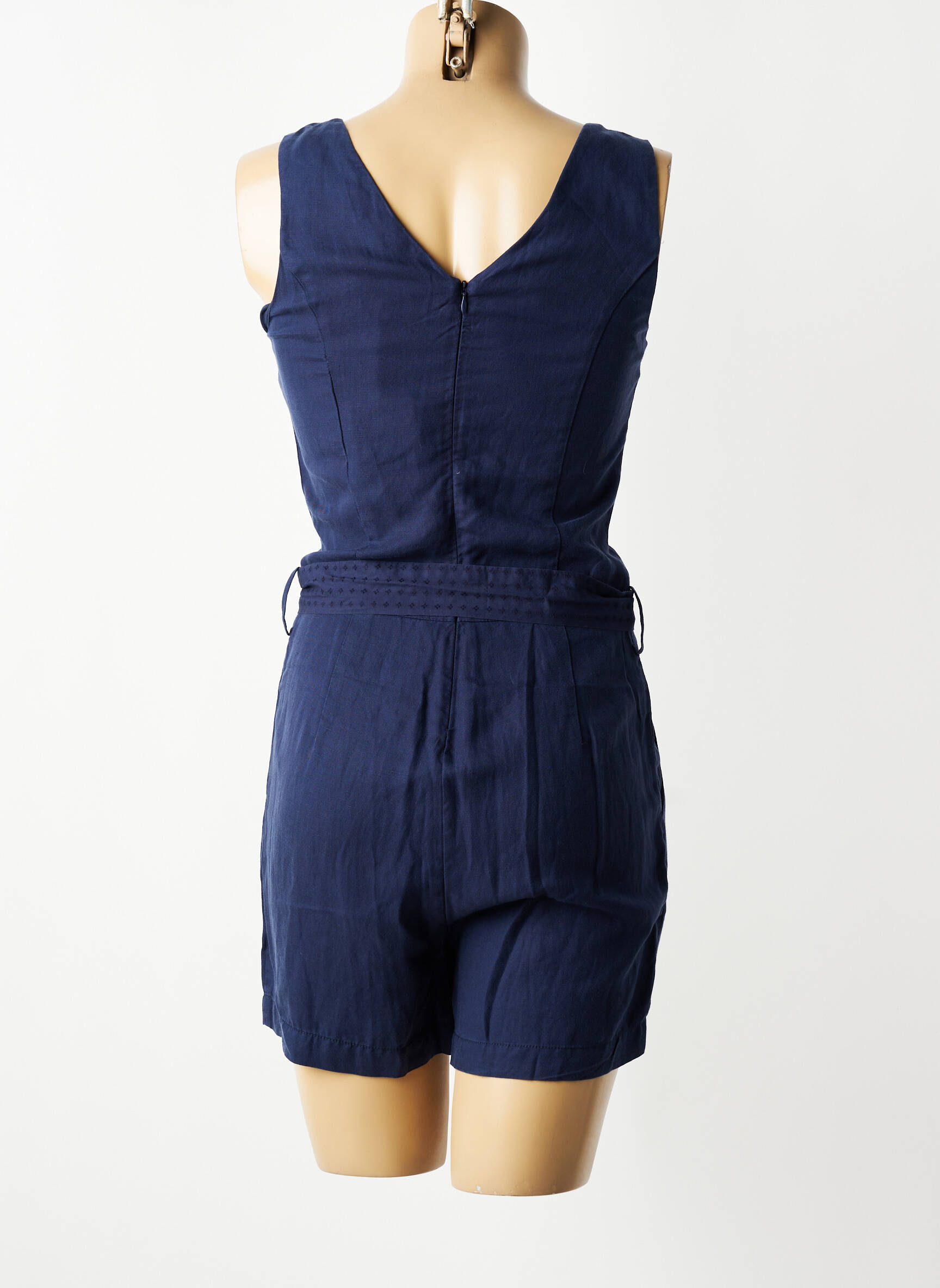Kombinezonas be rankų be rankų mėlyna FREEMAN T.PORTER moteris