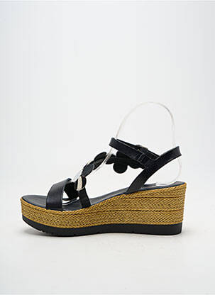 Espadrilės užsegimas kilpa(s) kulnas nuo 7 iki 9 cm juodas REQINS moteris