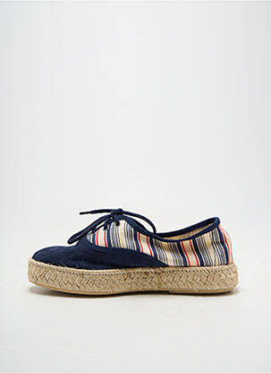 Espadrilės šnervių uždarymas plokščias kulnas iki 3 cm mėlyna PARE GABIA moteris