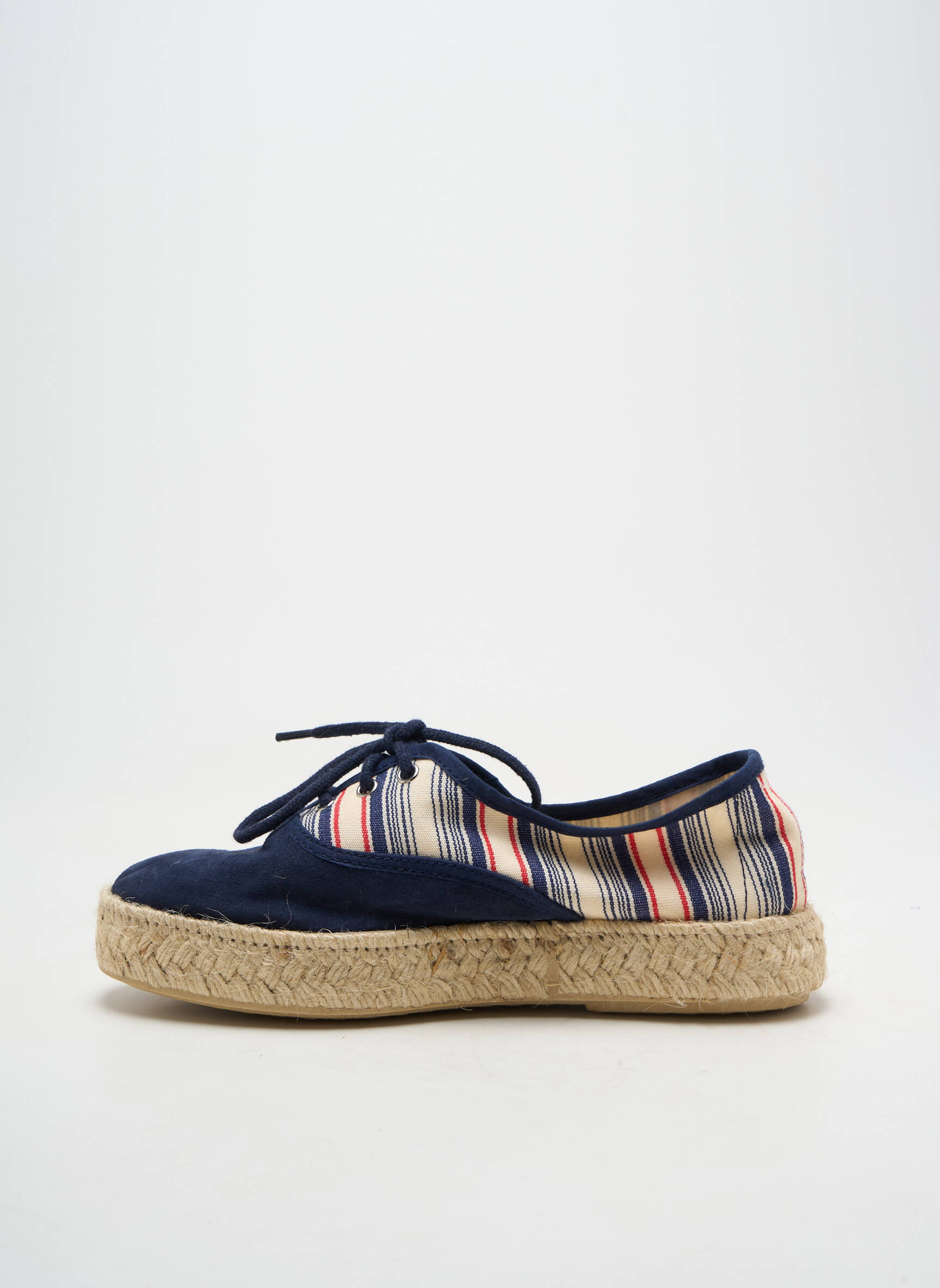 Espadrilės šnervių uždarymas plokščias kulnas iki 3 cm mėlyna PARE GABIA moteris