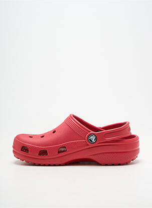 Mule/sabotai apvalus mygtukas apvalus mygtukas raudona CROCS vaikas
