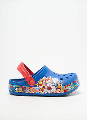 Mule/sabotai apvalus mygtukas apvalus mygtukas mėlyna CROCS berniukas