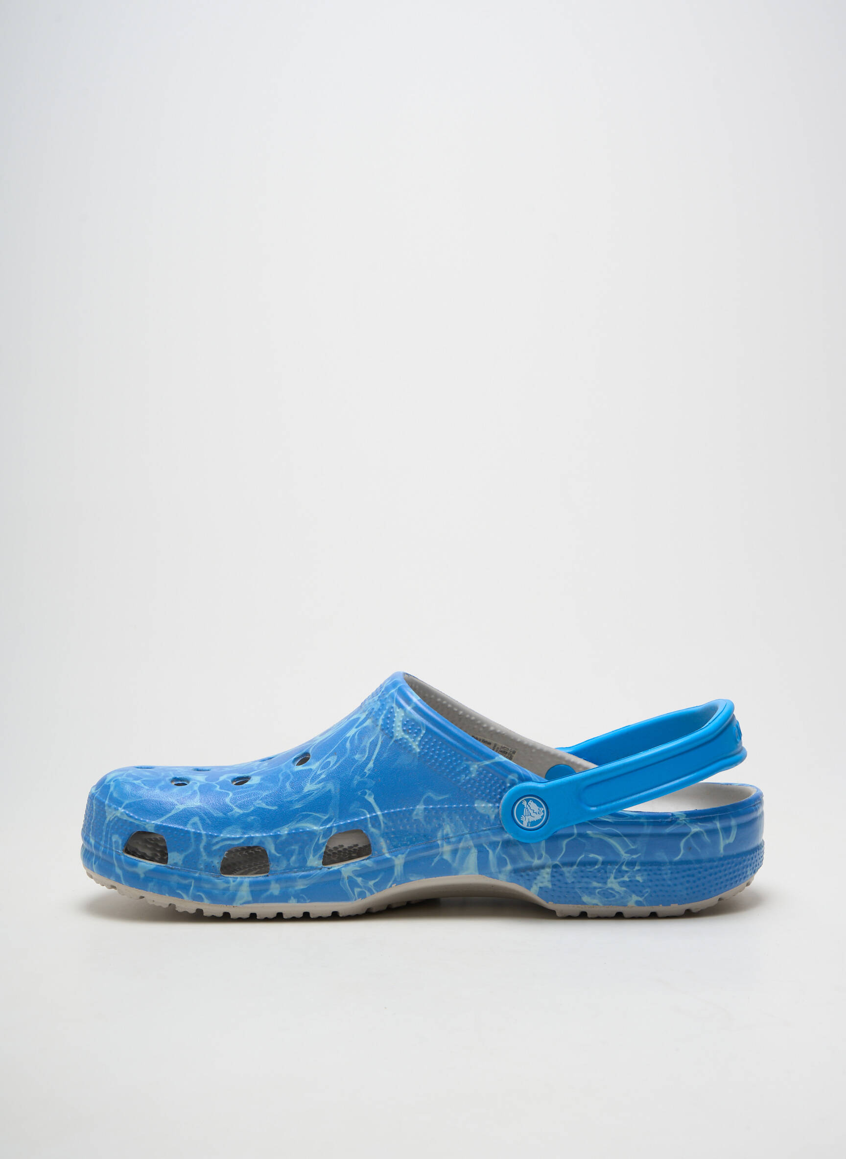 Mule/sabotai apvalus mygtukas apvalus mygtukas mėlyna CROCS vyras