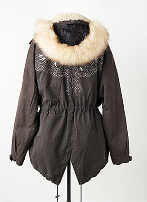 Parka ilgos rankovės su gobtuvu pilka PEPE JEANS moteris