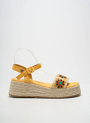 Espadrilės užsegimas kilpa(s) kulnas nuo 4 iki 6 cm geltona REFRESH moteris