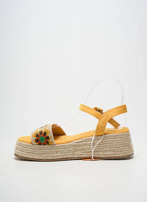 Espadrilės užsegimas kilpa(s) kulnas nuo 4 iki 6 cm geltona REFRESH moteris