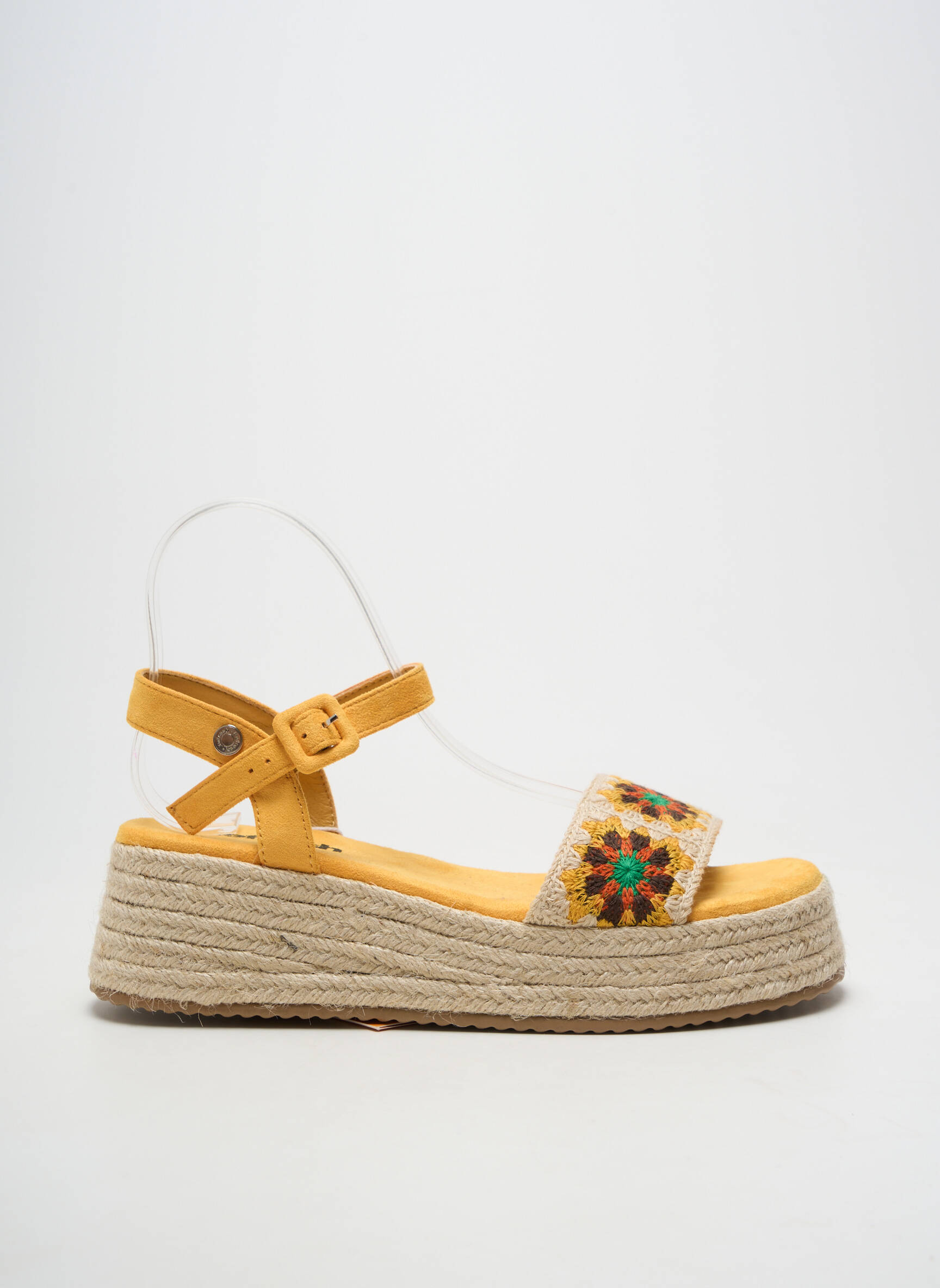 Espadrilės užsegimas kilpa(s) kulnas nuo 4 iki 6 cm geltona REFRESH moteris