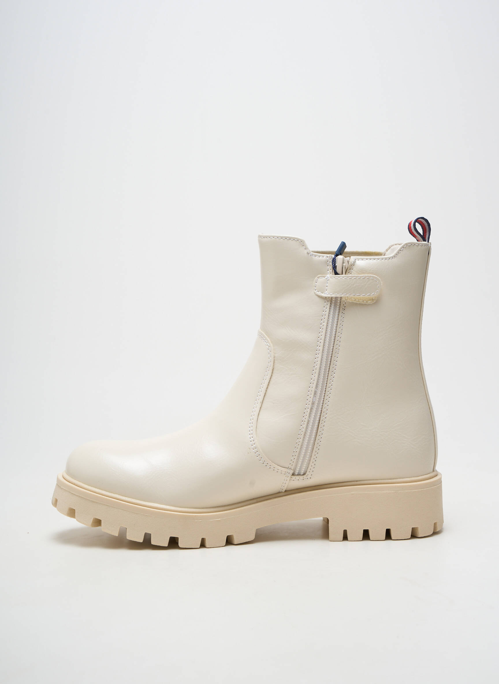 Batai/botai lygus medžiaga kulnas nuo 4 iki 6 cm bežinis TOMMY HILFIGER moteris