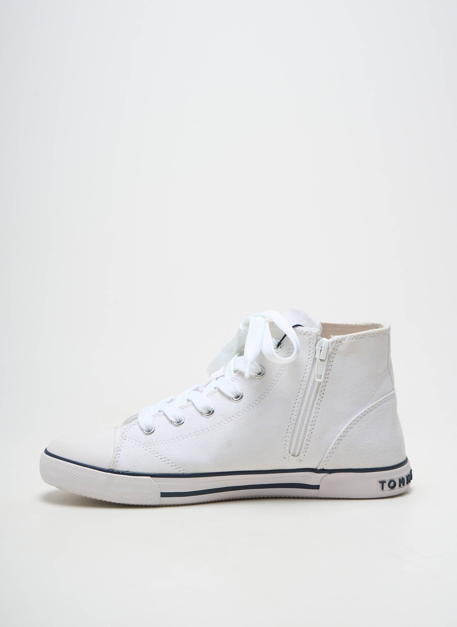 Bėgimo bateliai užtrauktukas ir raišteliai plokščias kulnas iki 3 cm baltas TOMMY HILFIGER moteris