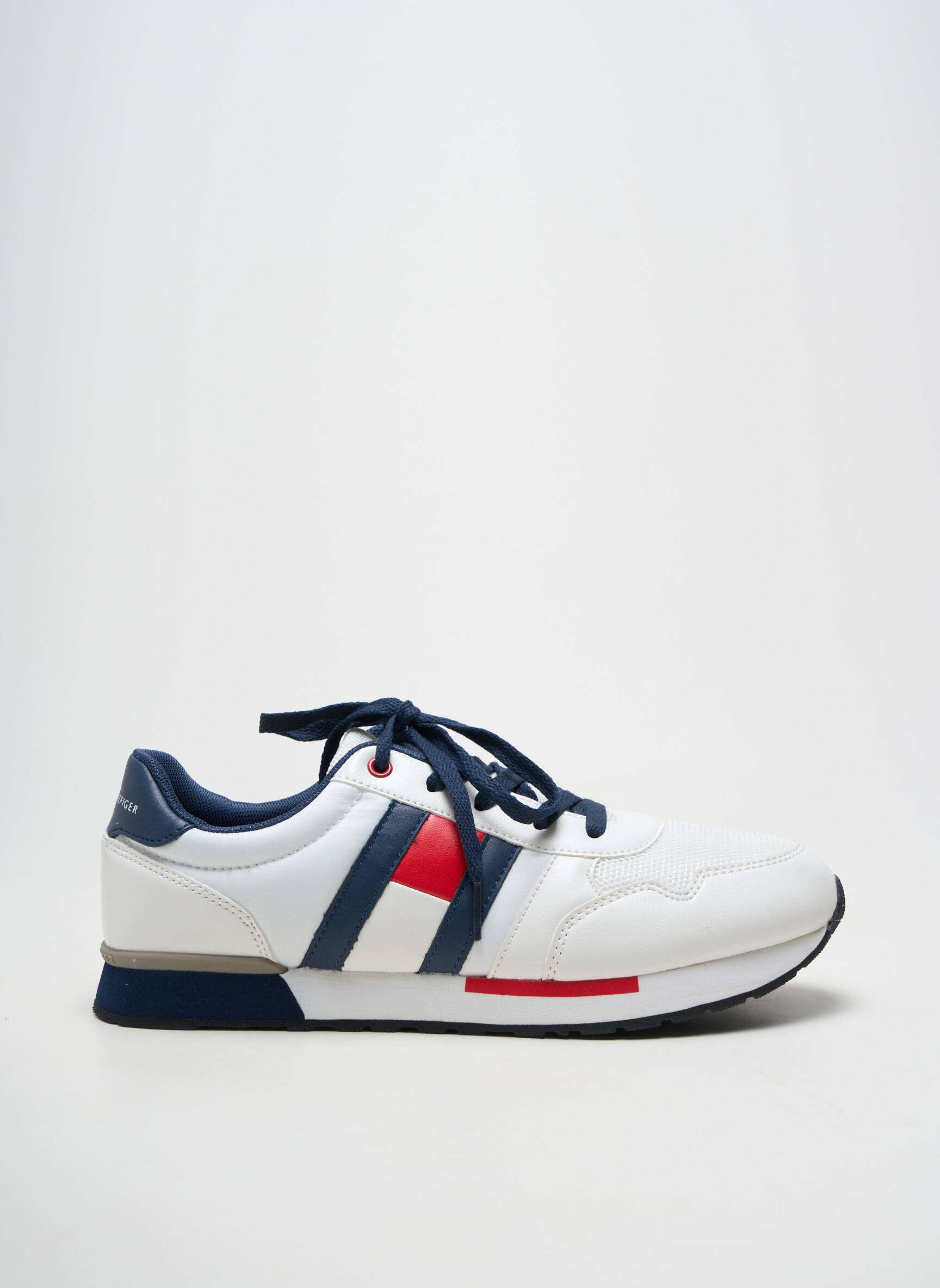 Bėgimo bateliai lygus medžiaga apvalus mygtukas baltas TOMMY HILFIGER vyras