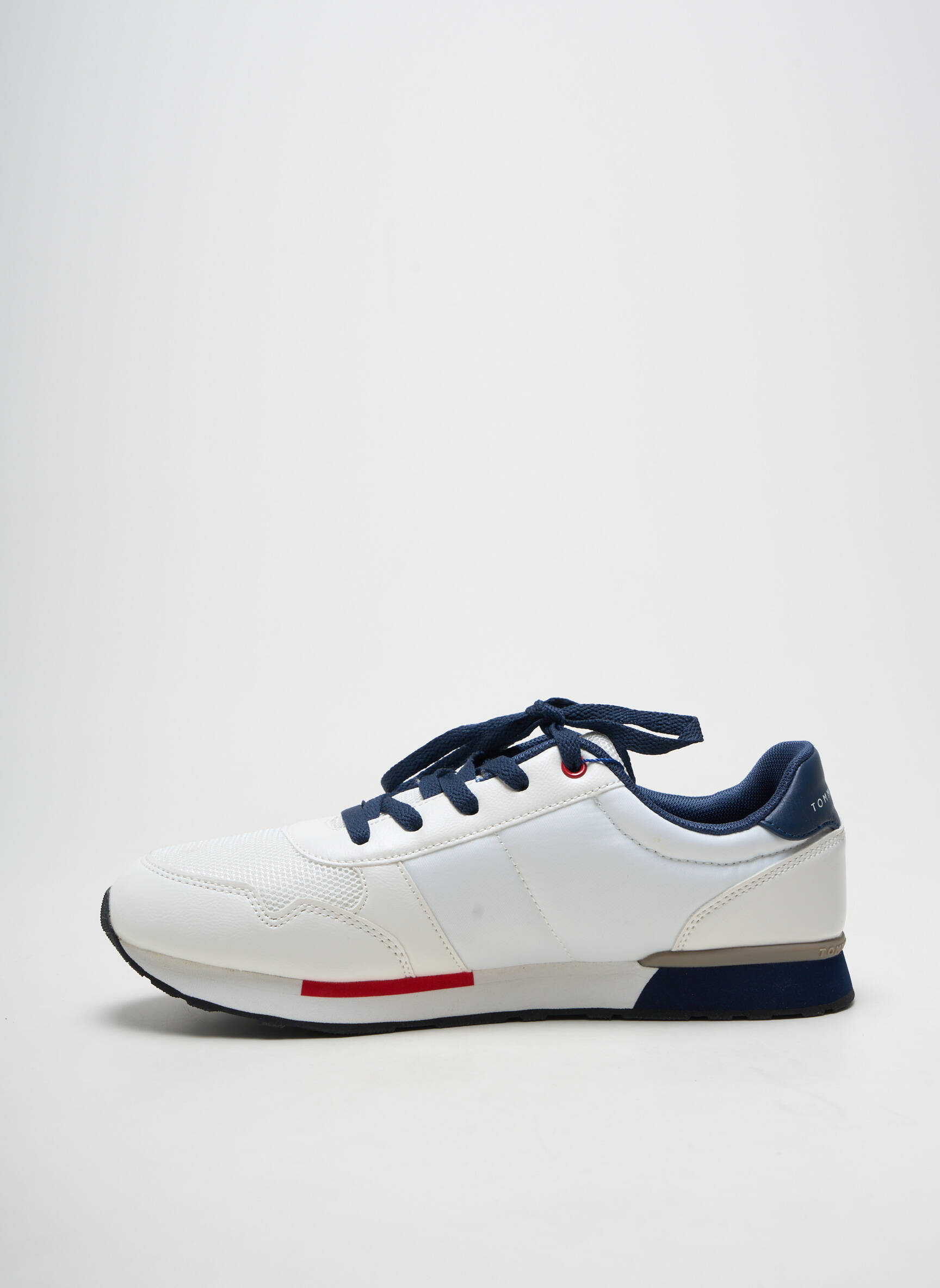 Bėgimo bateliai lygus medžiaga apvalus mygtukas baltas TOMMY HILFIGER vyras