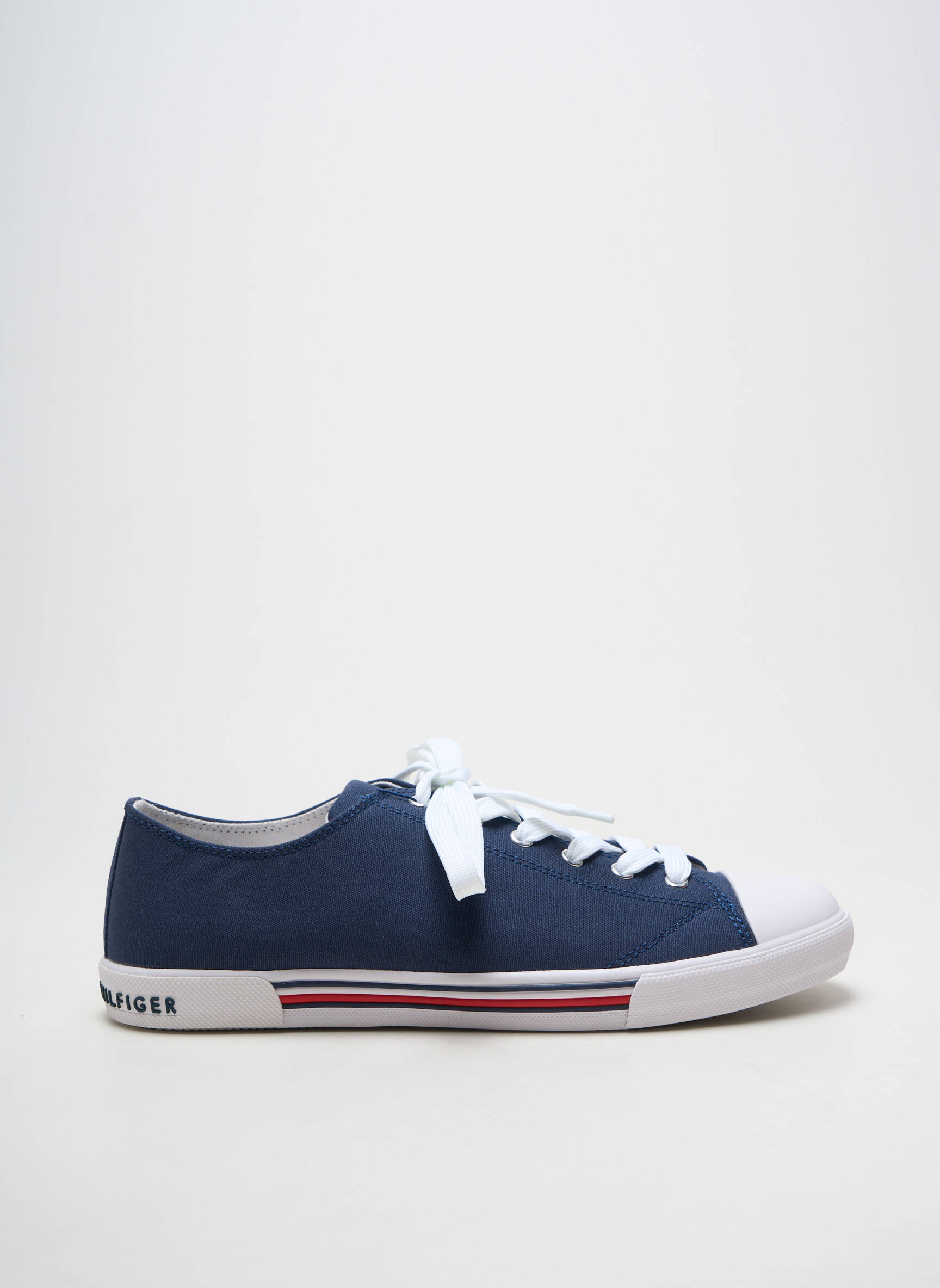 Bėgimo bateliai apvalus mygtukas plokščias kulnas iki 3 cm mėlyna TOMMY HILFIGER moteris
