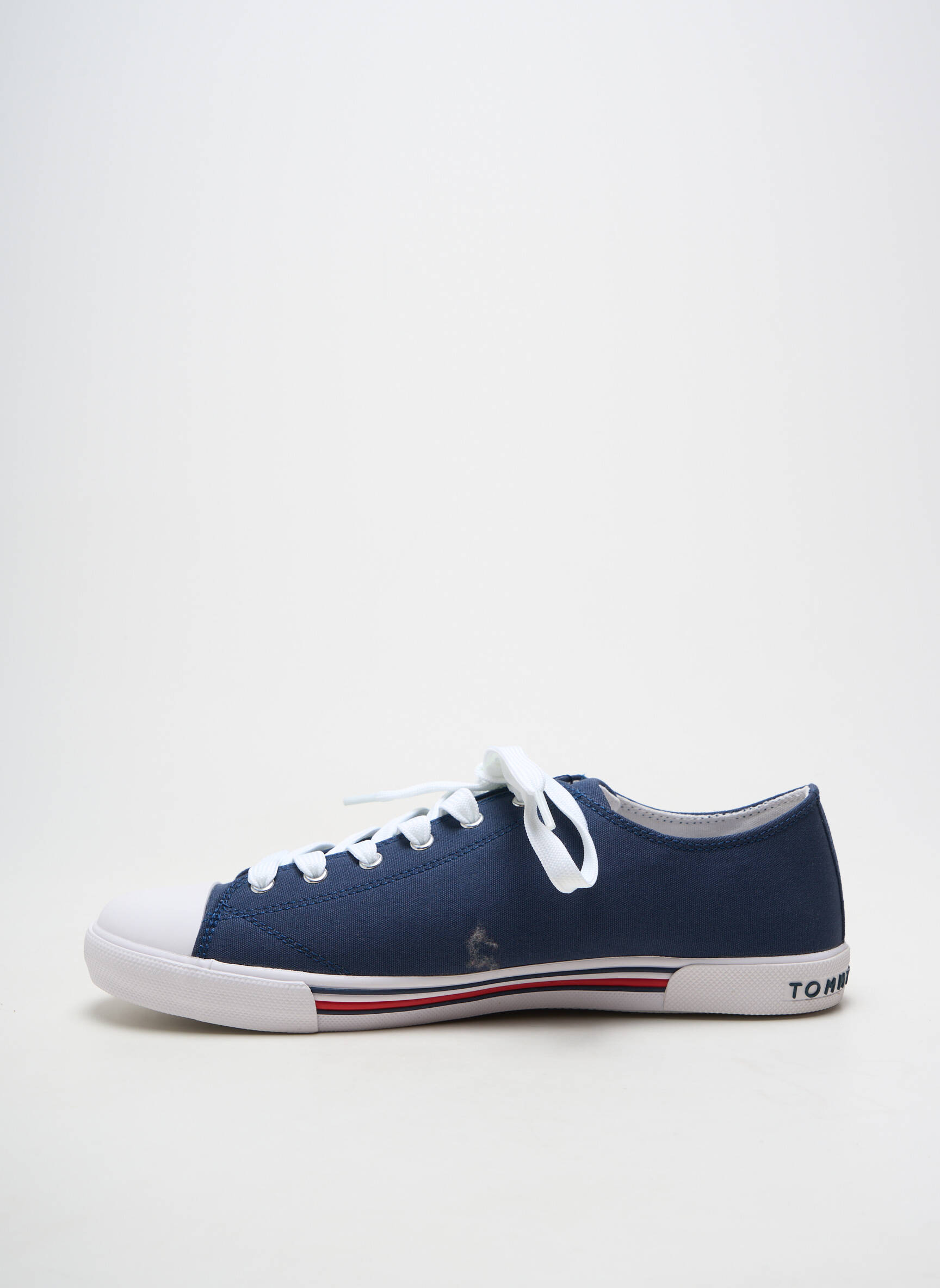 Bėgimo bateliai apvalus mygtukas plokščias kulnas iki 3 cm mėlyna TOMMY HILFIGER moteris