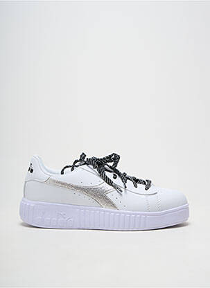 Bėgimo bateliai lygus medžiaga plokščias kulnas iki 3 cm baltas DIADORA moteris