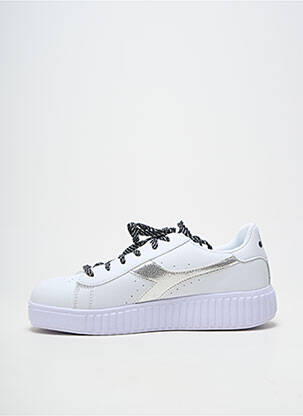 Bėgimo bateliai lygus medžiaga plokščias kulnas iki 3 cm baltas DIADORA moteris