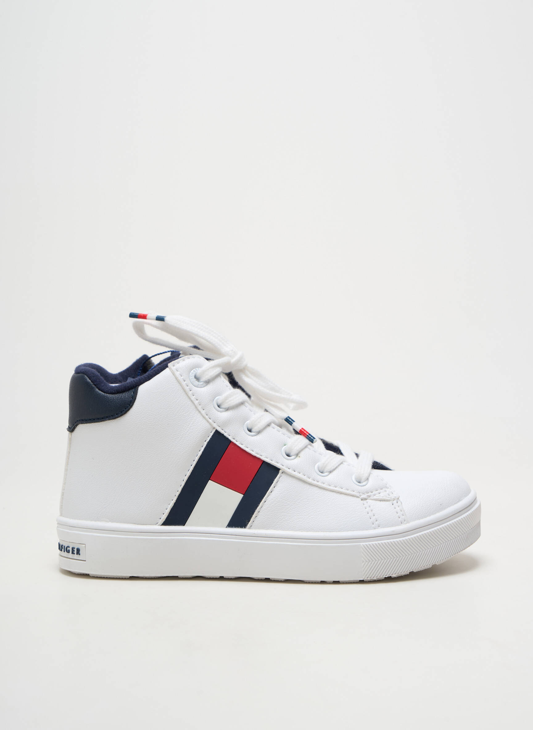 Bėgimo bateliai lygus medžiaga apvalus mygtukas baltas TOMMY HILFIGER berniukas