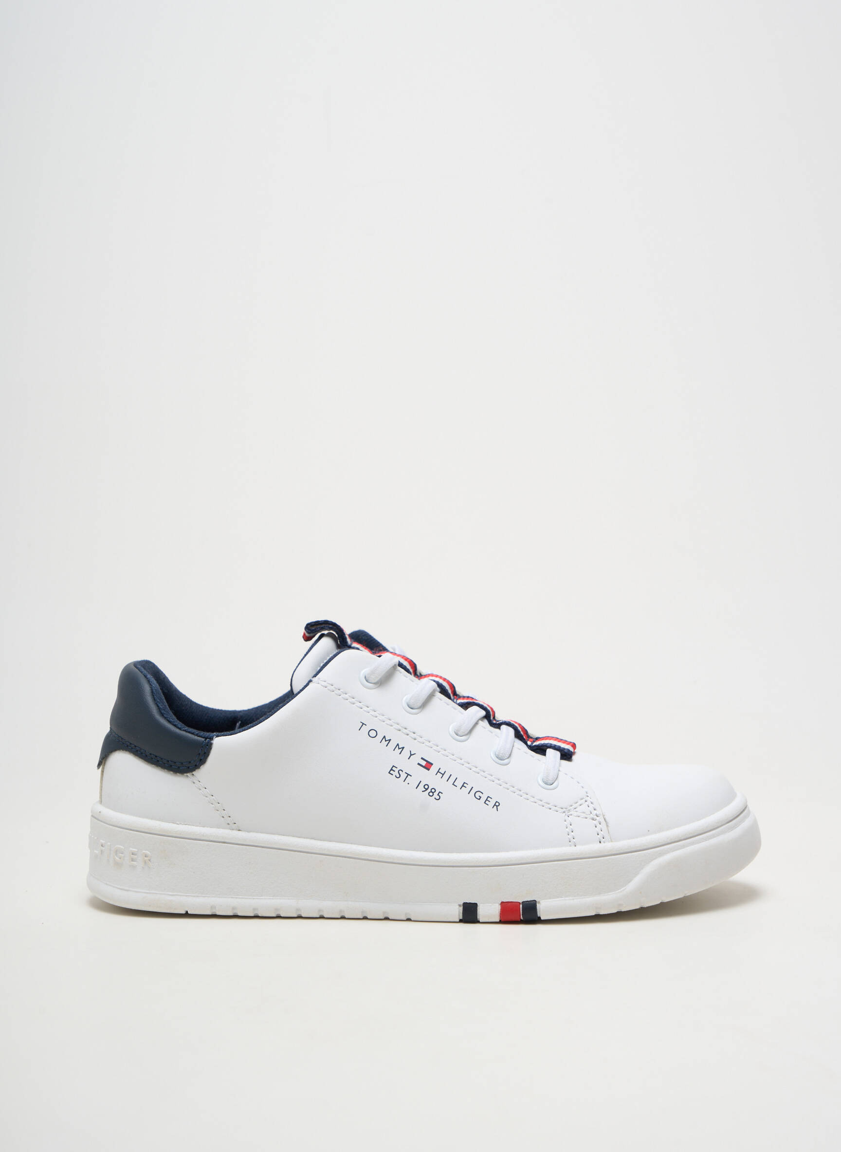 Bėgimo bateliai šnervių uždarymas apvalus mygtukas baltas TOMMY HILFIGER berniukas