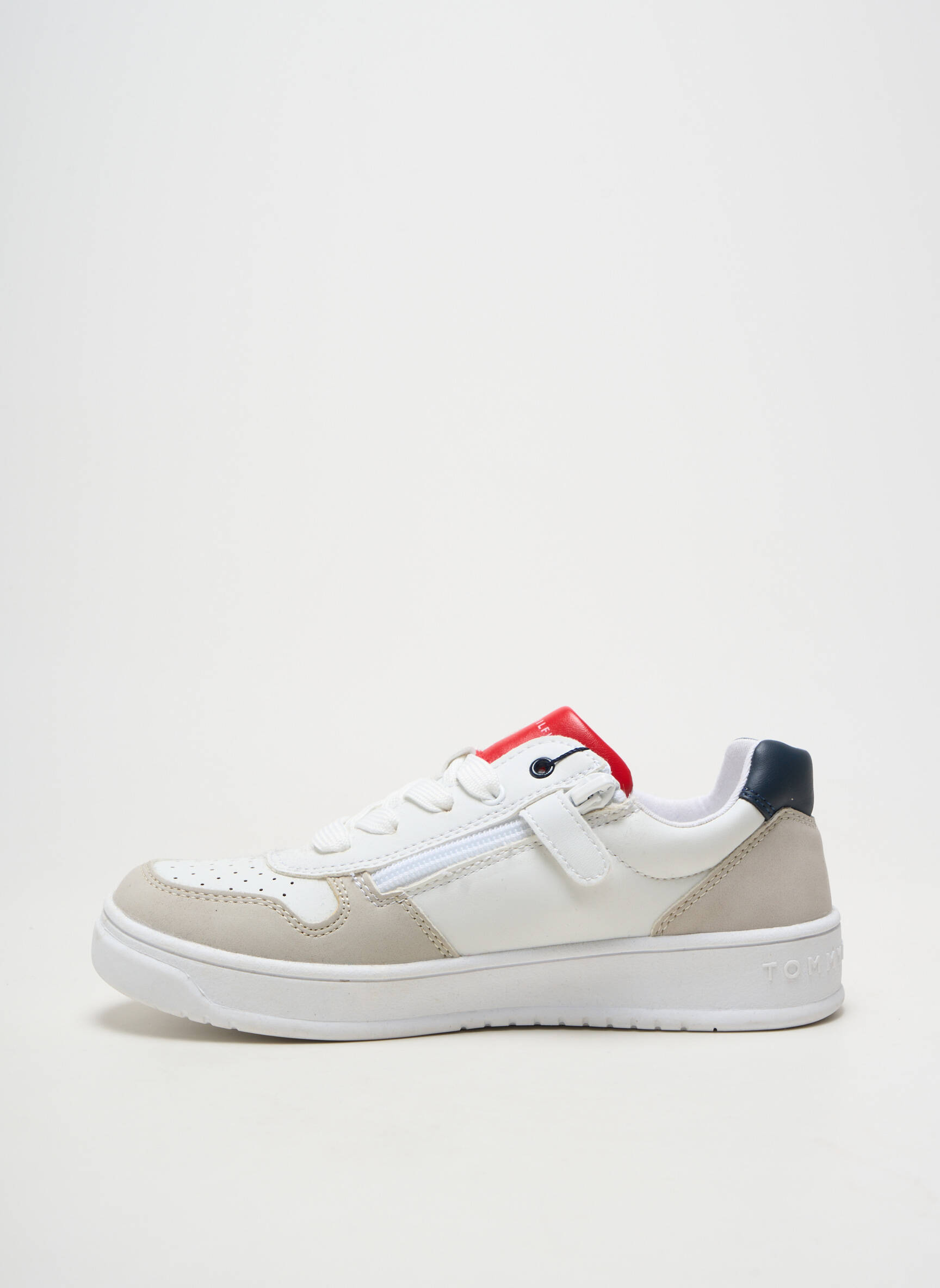 Bėgimo bateliai lygus medžiaga apvalus mygtukas baltas TOMMY HILFIGER berniukas