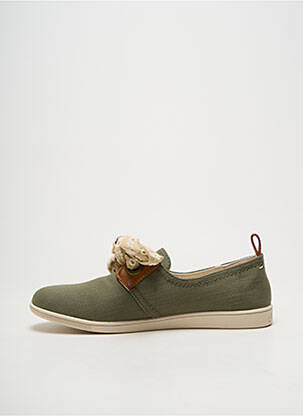 Slip-on batai šnervių uždarymas plokščias kulnas iki 3 cm žalias ARMISTICE moteris