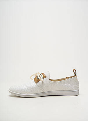 Slip-on batai šnervių uždarymas plokščias kulnas iki 3 cm baltas ARMISTICE moteris