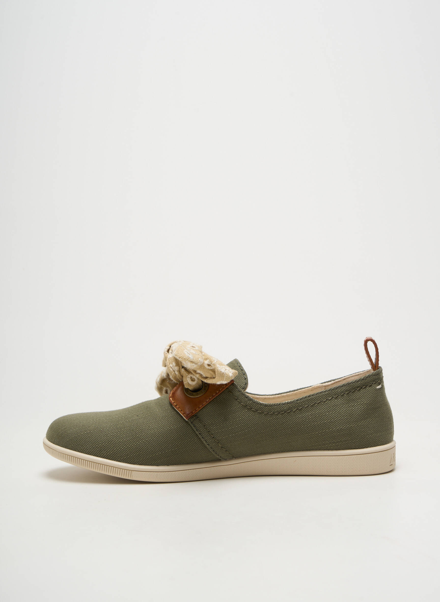 Slip-on batai šnervių uždarymas plokščias kulnas iki 3 cm žalias ARMISTICE moteris