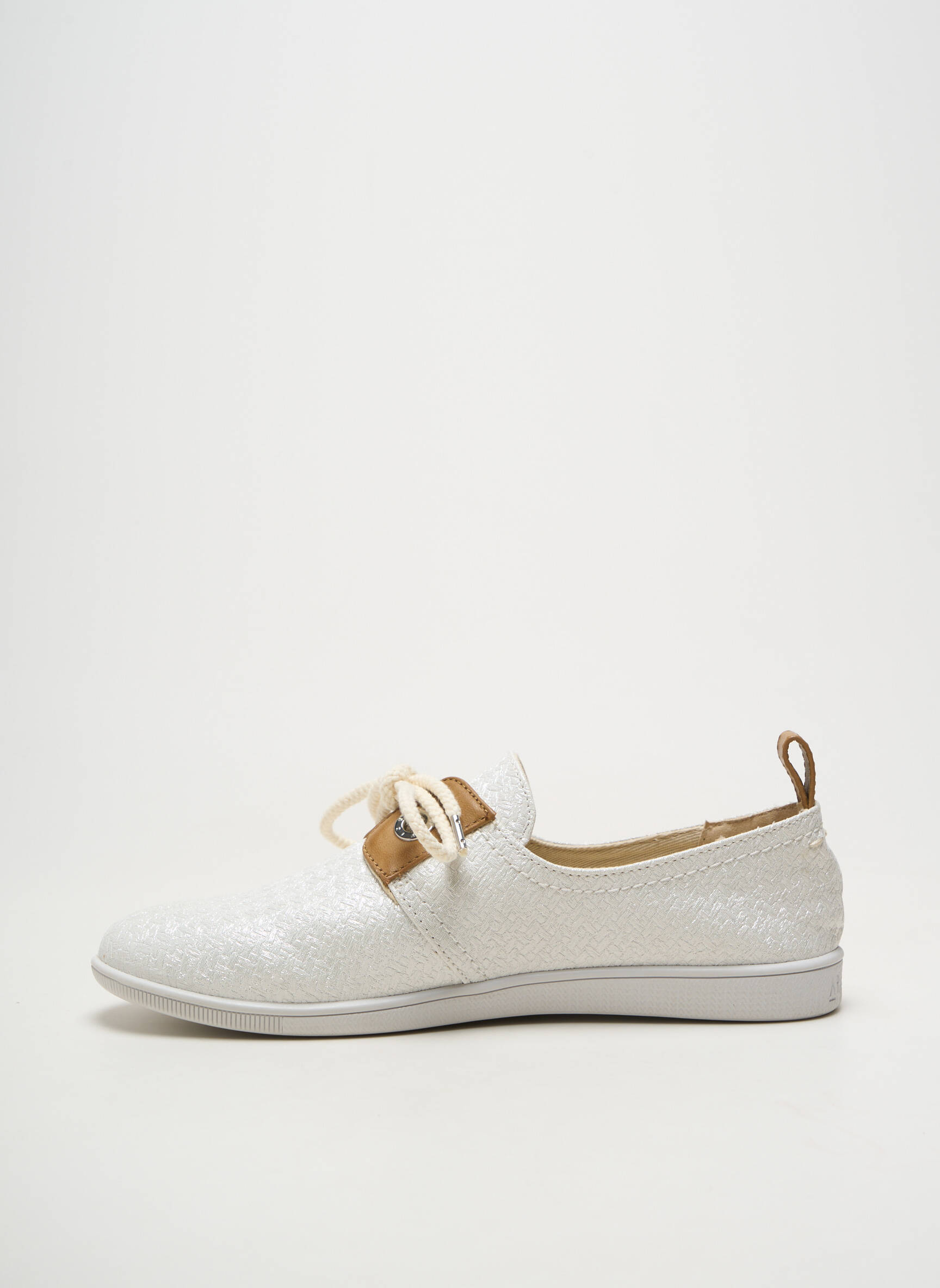 Slip-on batai šnervių uždarymas plokščias kulnas iki 3 cm baltas ARMISTICE moteris