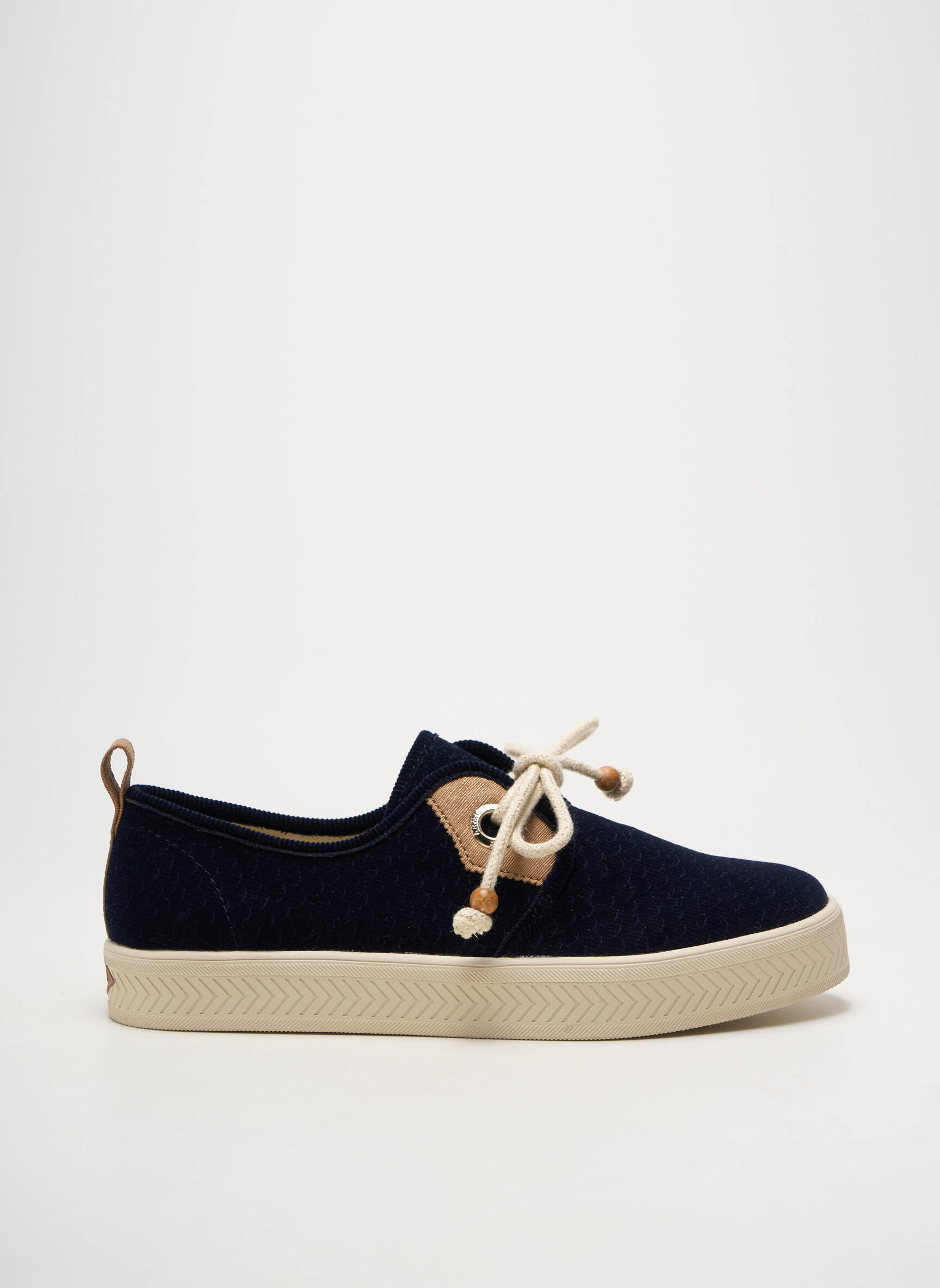 Slip-on batai šnervių uždarymas plokščias kulnas iki 3 cm mėlyna ARMISTICE moteris