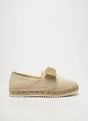Espadrilės amortizuojančios pado tipas plokščias kulnas iki 3 cm bežinis ARMISTICE moteris