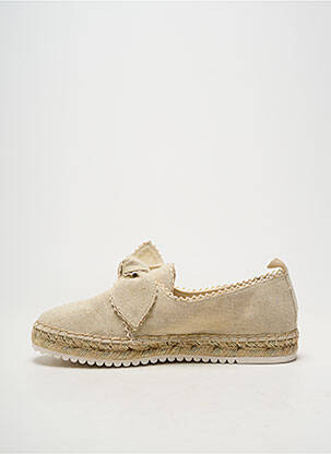 Espadrilės amortizuojančios pado tipas plokščias kulnas iki 3 cm bežinis ARMISTICE moteris