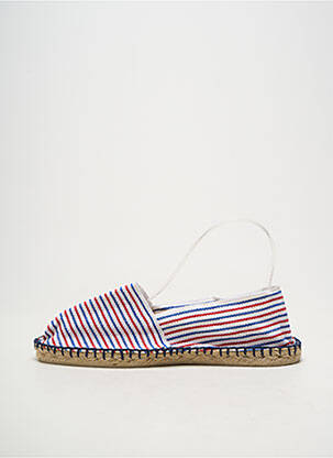 Espadrilės apvalus mygtukas plokščias kulnas iki 3 cm mėlyna CALA 1789 moteris