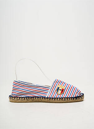 Espadrilės apvalus mygtukas plokščias kulnas iki 3 cm mėlyna CALA 1789 moteris