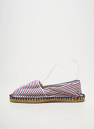 Espadrilės apvalus mygtukas plokščias kulnas iki 3 cm mėlyna CALA 1789 moteris